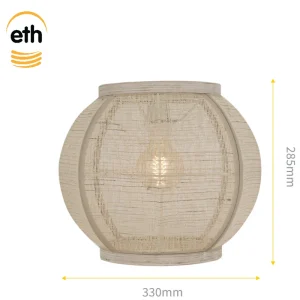 Fabric plafondlamp Ø33cm Zand