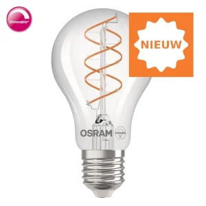 Osram A60 Vintage Deco 1906 Spiraal Led CLA60/ 8Watt E27 Dimbaar Helder