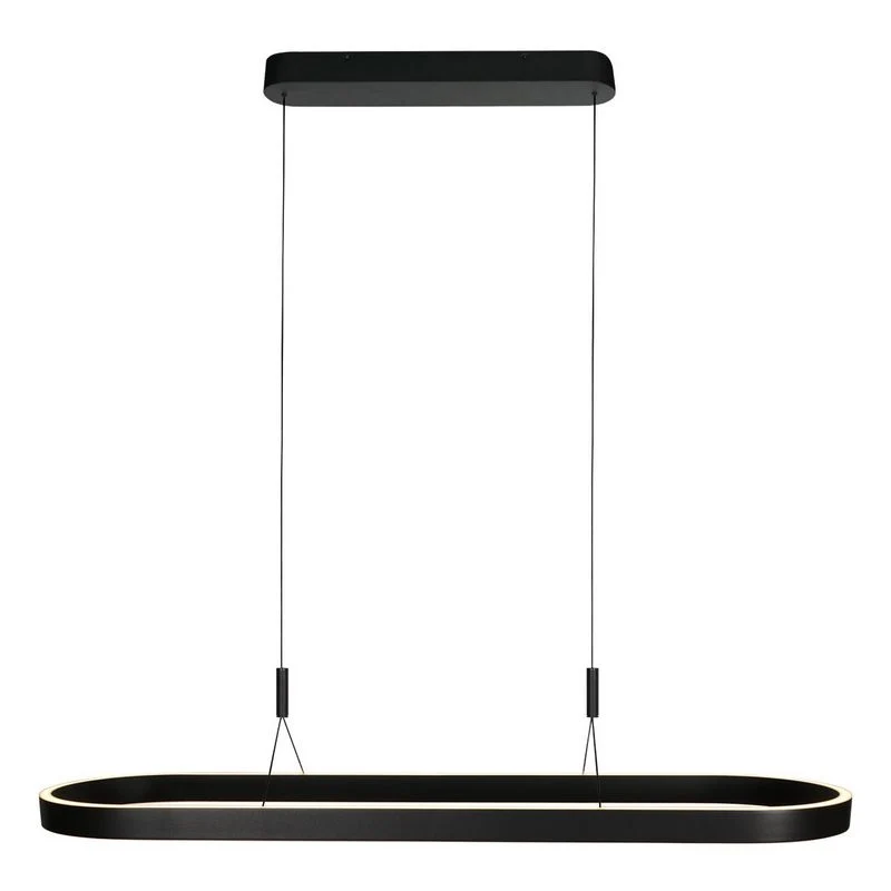 Mykty Ovale Hanglamp Zwart met Cable Lift Systeem 10500Lumen - Afbeelding 2