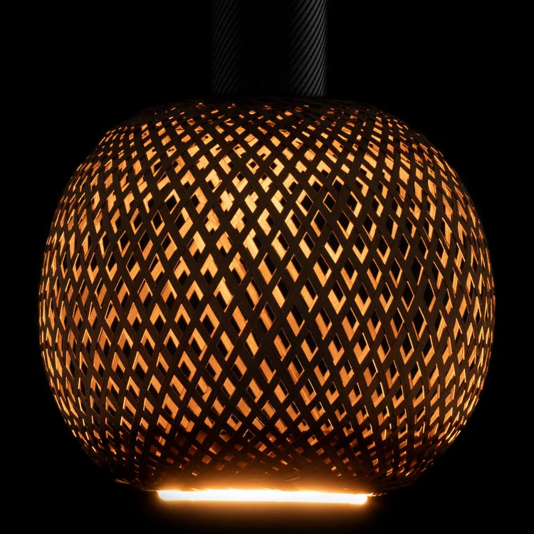 Segula Floating Line Bamboo Globe Ø180mm E27 Brons 350Lumen - Afbeelding 3