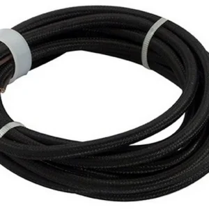 5 Meter Textielsnoer – 2 x 0,75 mm², Zwart 83122