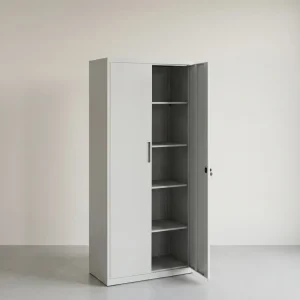 Archiefkast Metaal 180 cm Hoog – Met Slot & Sleutels – Verstelbare Planken