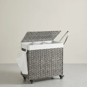 Handgevlochten wasmand - 140 of 160 liter opbergruimte