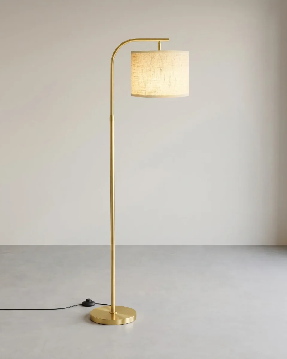 Booglamp Staande Vloerlamp – Verstelbaar – Incl. LED Lamp (3 Lichtkleuren) – voor Woonkamer & Leeshoek - Afbeelding 3