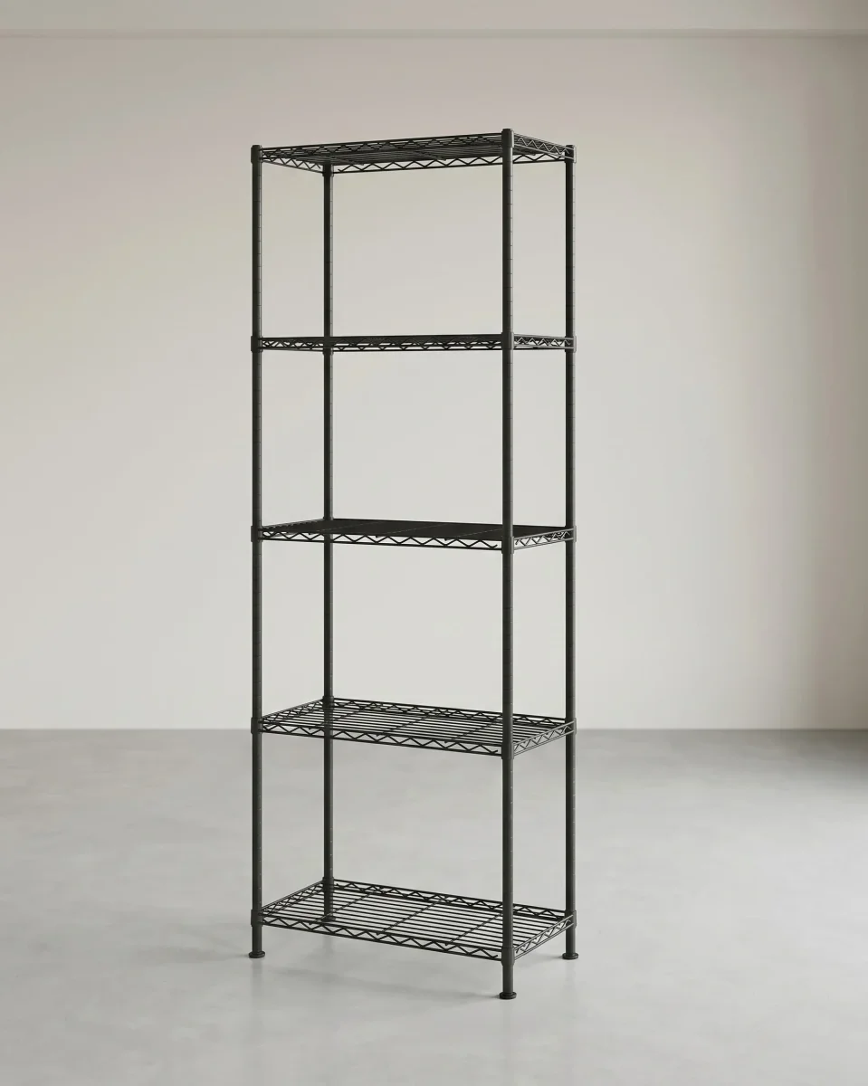 Metalen Stellingkast - Met Verstelbare Planken - Voor Keuken En Berging