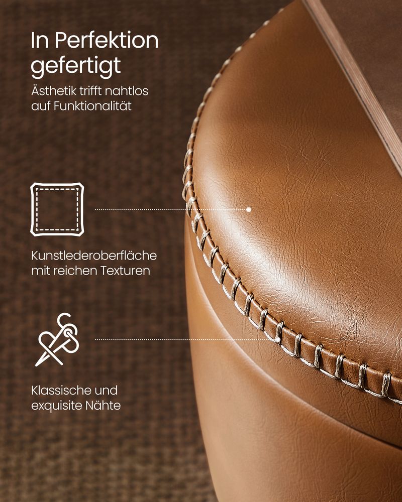 Opbergkruk Rond – Met Deksel & Opbergruimte – 44 cm Hoog – Tot 150 kg Draagvermogen – EKHO Collectie - Afbeelding 7