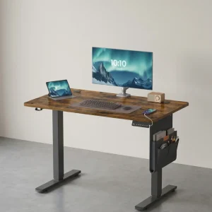 Zit Sta Bureau Elektrisch 100 x 60 cm – In Hoogte Verstelbaar – 4 Geheugenstanden