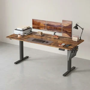 Zit Sta Bureau Elektrisch 180 x 80 cm – In Hoogte Verstelbaar – 4 Geheugenstanden – USB-C – Kabelbeheer