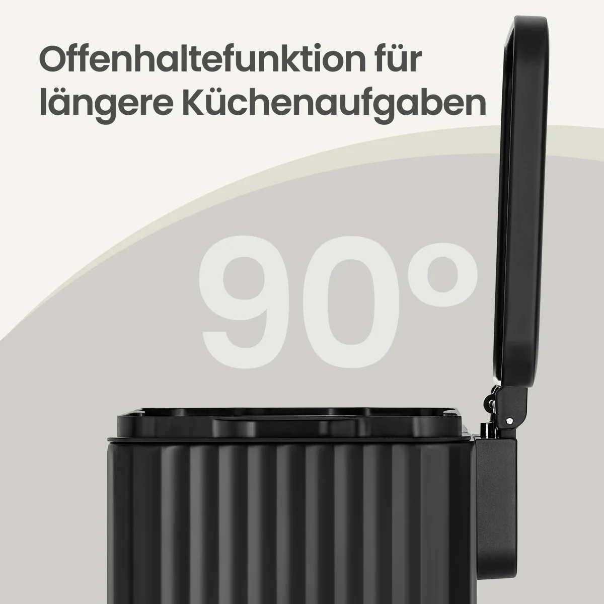Slanke Prullenbak Keuken 50 L - Hoge Pedaalemmer Met Softclose-deksel - Met Binnenemmer - Afbeelding 7