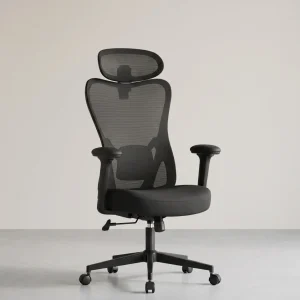 Ergonomische Bureaustoel – Verstelbare Lendensteun – Ademend Netweefsel – Kantelfunctie – Draagvermogen 150 kg