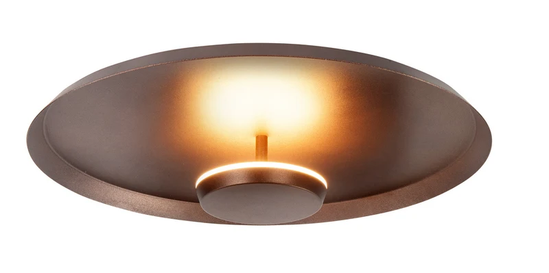 Highlight Oro Plafonnière Ø25,5cm Choco 2700 Kelvin 720 Lumen - Afbeelding 2