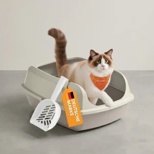 Kattenbak – Open – Hoge randen – XXL – Materiaal PP