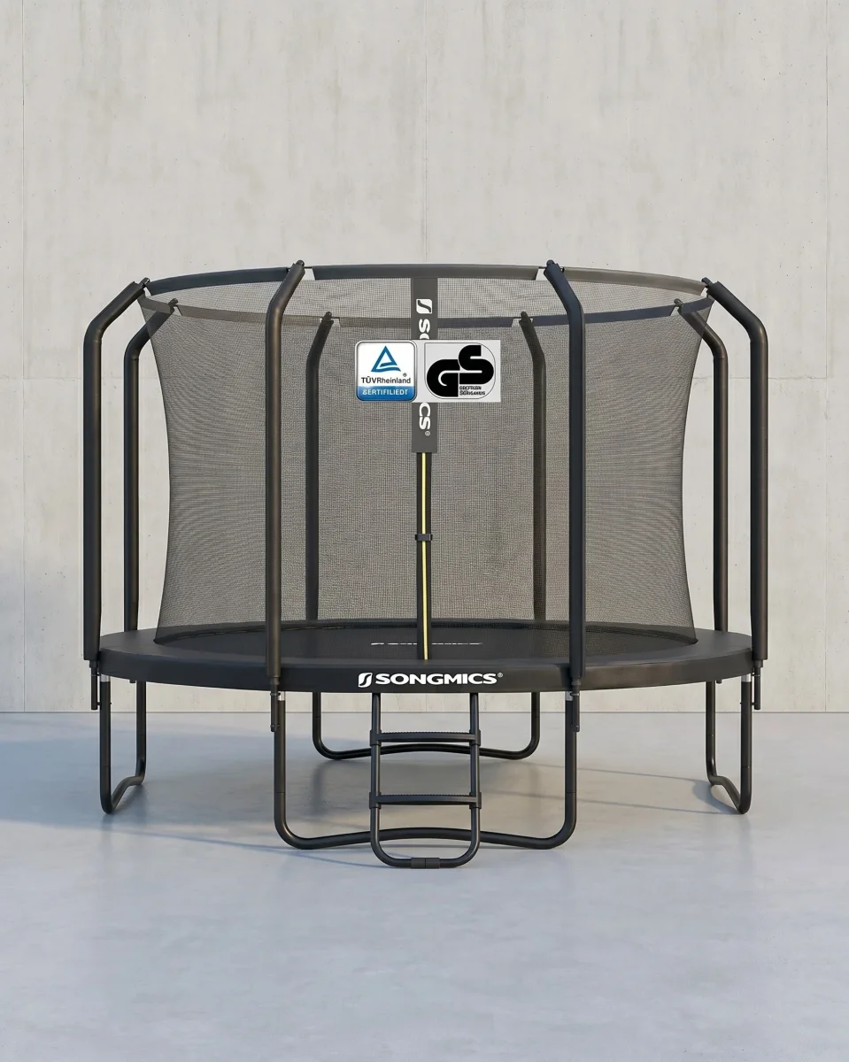 Trampoline Met Veiligheidsnet En Ladder - 305 Cm Diameter - Belastbaar Tot 150 Kg
