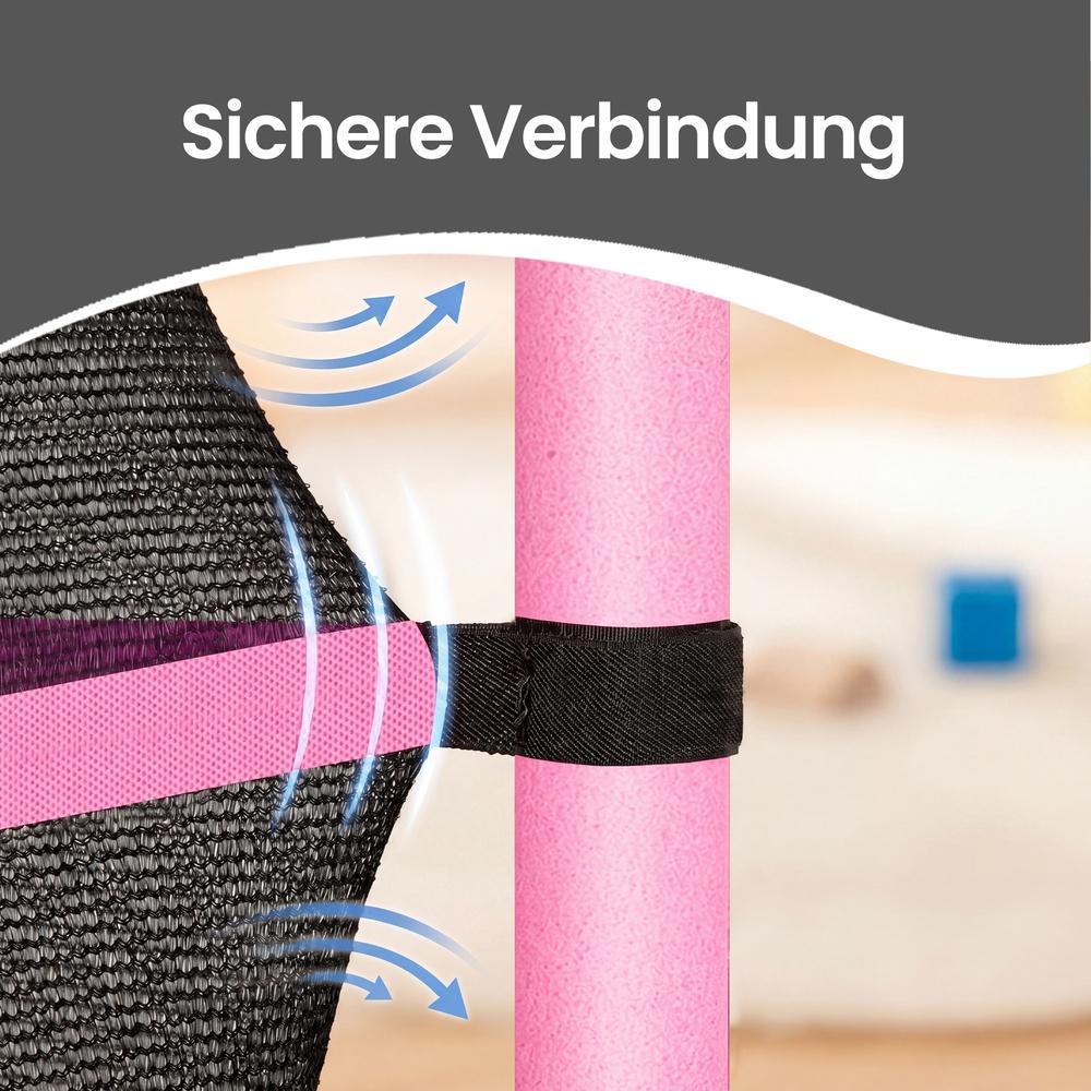 Kindertrampoline 174 cm - Met Veiligheidsnet En Randafdekking - Voor Tuin En Binnen - Afbeelding 8