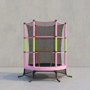 Kindertrampoline 174 cm - Met Veiligheidsnet En Randafdekking - Voor Tuin En Binnen