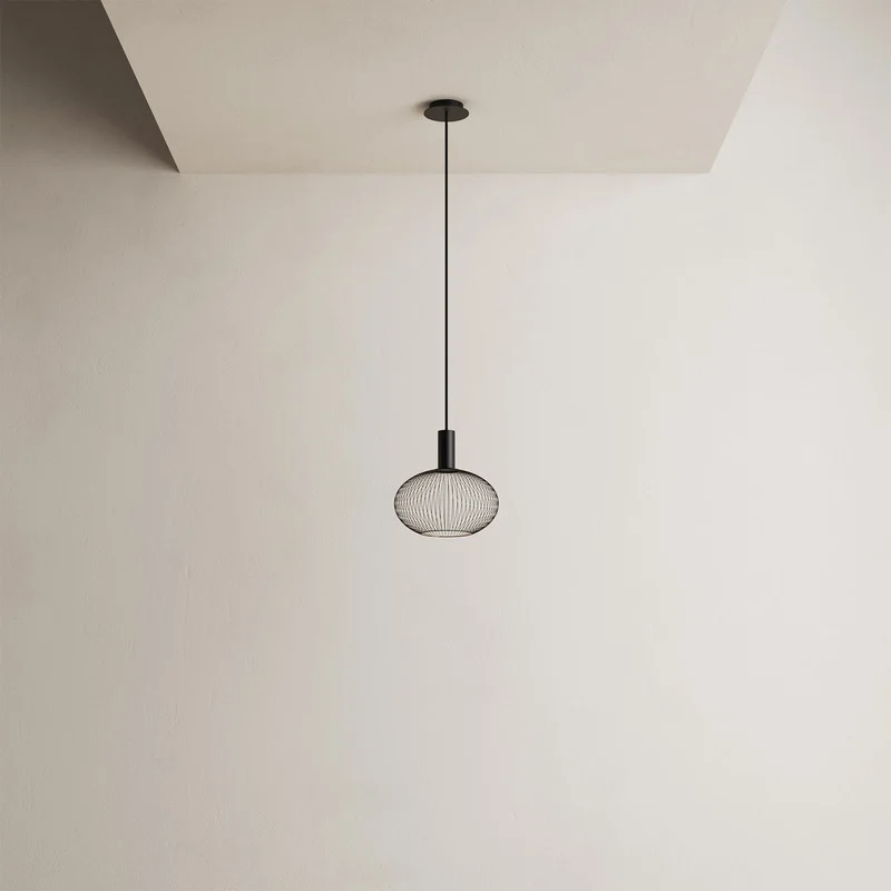 Ztahl Como Hanglamp/Pendel E27 Zwart 9190-9005 Exclusief Lichtbron - Afbeelding 3