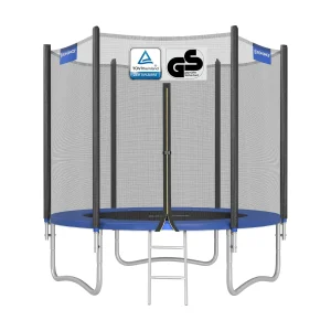 Tuintrampoline – 244 cm – Met Veiligheidsnet, Ladder En Randafdekking – TÜV Rheinland Gecertificeerd