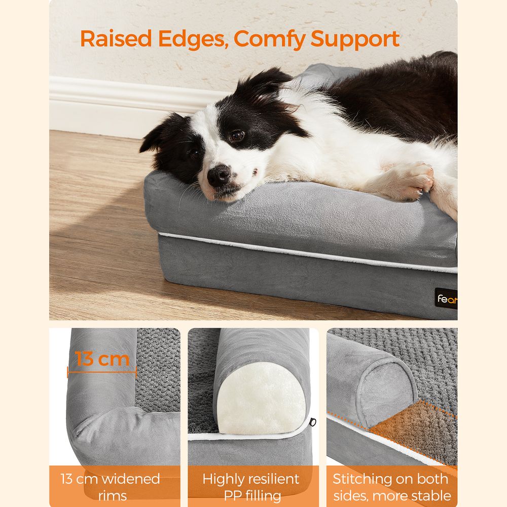 Comfortabel Hondenbed met Verhoogde Randen - Hondenmand - Afbeelding 8