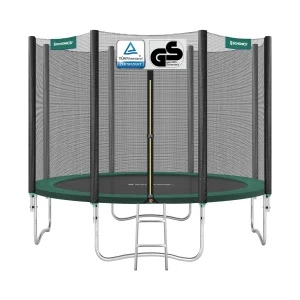 Tuintrampoline – 305 cm – Met Veiligheidsnet, Ladder En Randafdekking – TÜV Rheinland Gecertificeerd – Veilig Springplezier