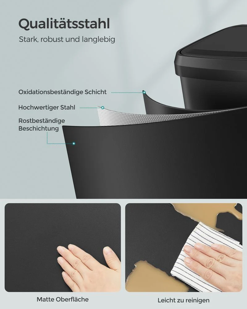 Grote Prullenbak 68 Liter - Afvalbak - Pedaalemmer - Afbeelding 9