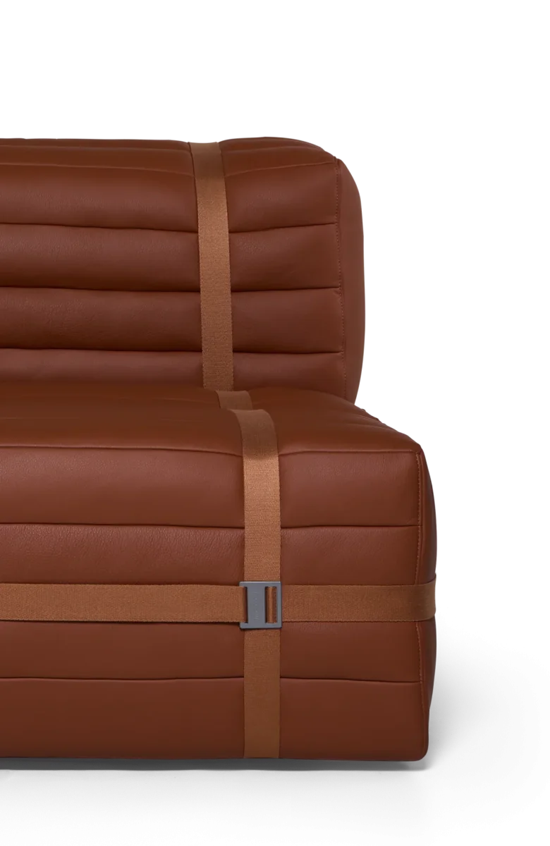 Haybale Lounge Chair met voetenbank - Afbeelding 8