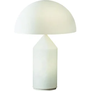 Atollo opaal glas Tafellamp