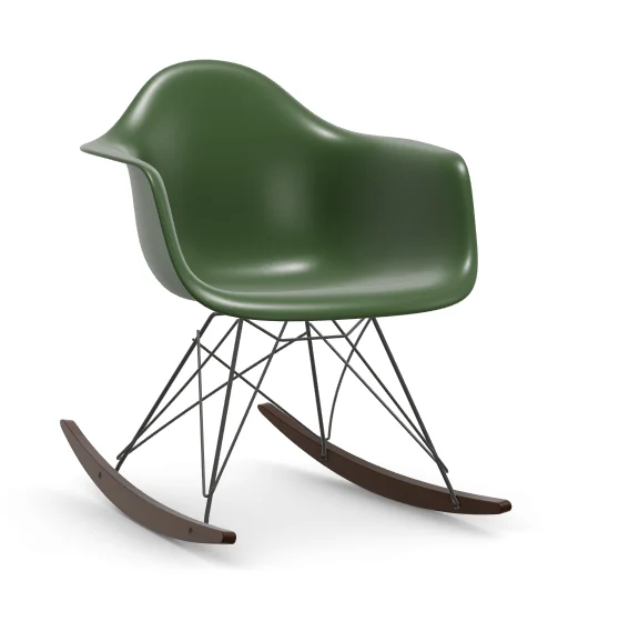 Eames Plastic Armchair RAR RE - zwart & esdoorn donker onderstel - Afbeelding 8