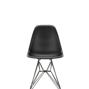 Eames Plastic chair DSR RE - zwart onderstel