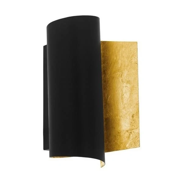 Skiathos Wandlamp Goud/Zwart