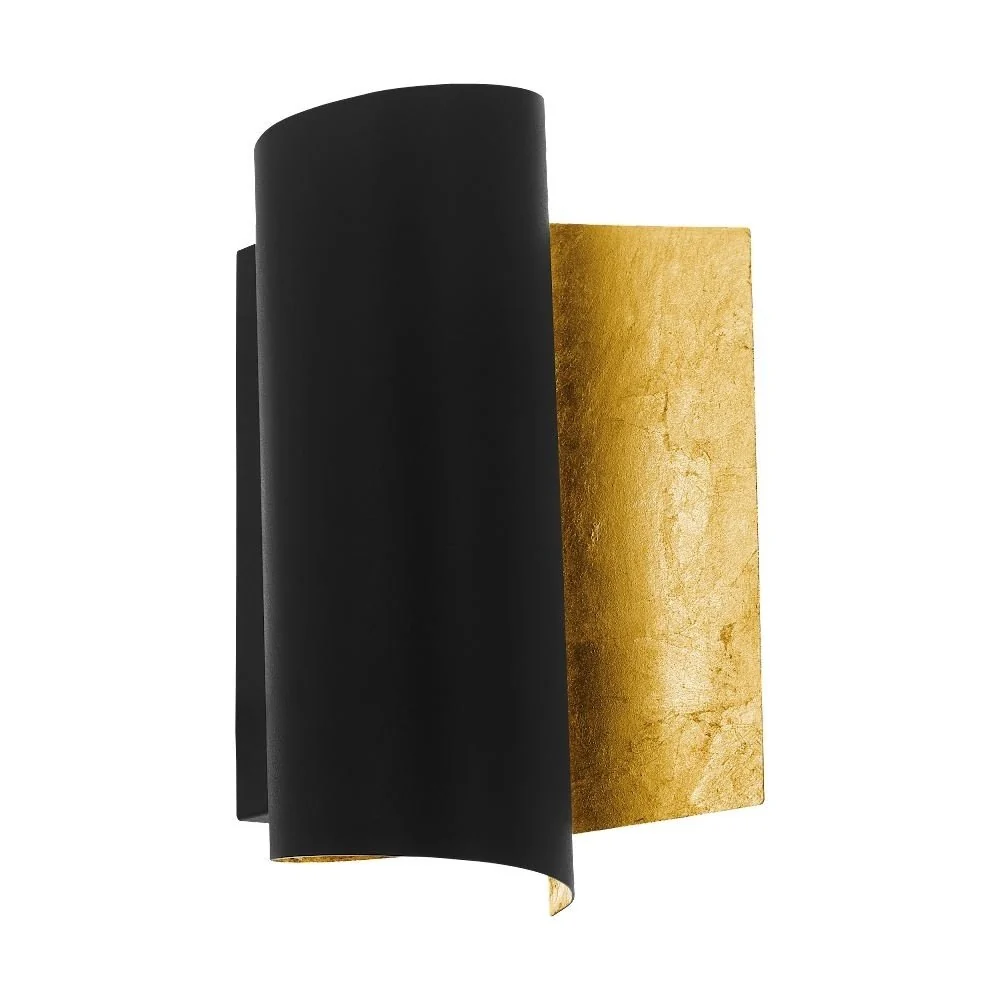 Skiathos Wandlamp Goud/Zwart - Afbeelding 3