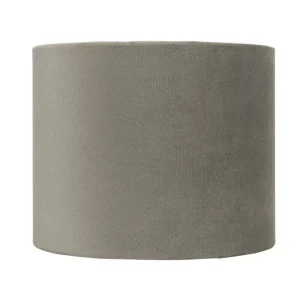 Losse velourse stoffenkap Taupe 40cm Taupe